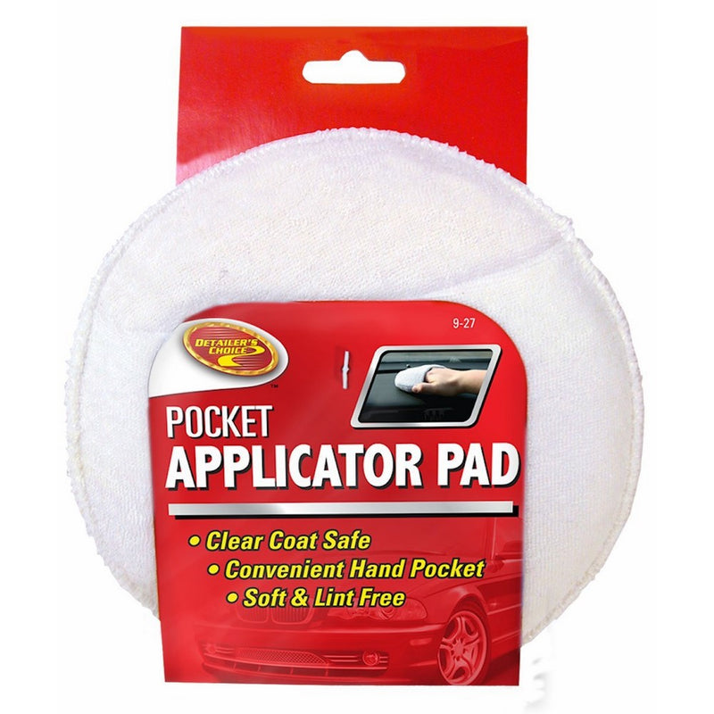 Detailer's Choice 9-27 Applicator Pad with Pocket - 1-Each