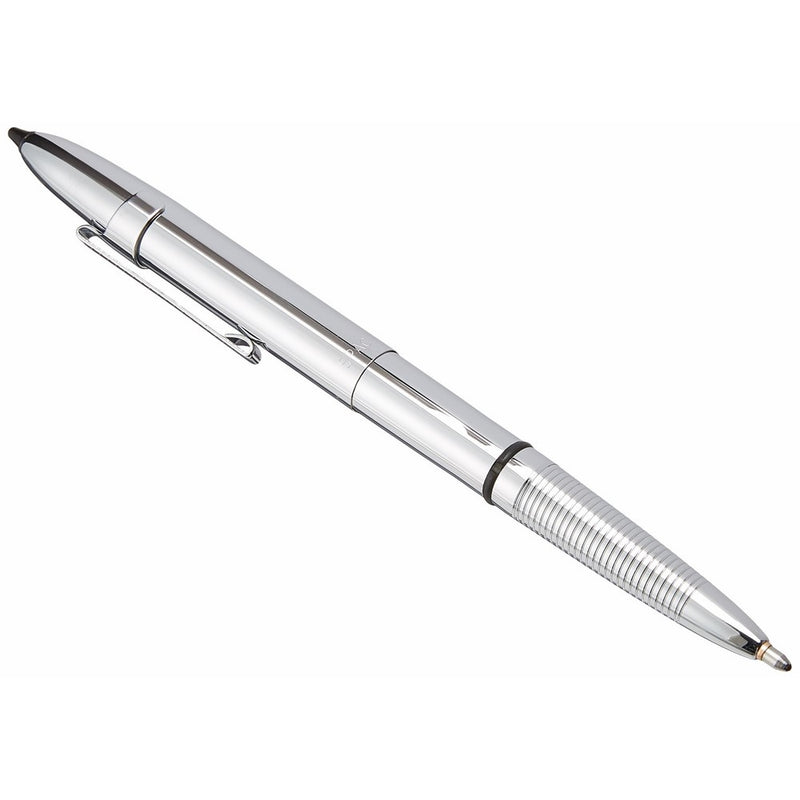 Fisher Space Pen, Bullet Space pen with Clip and Stylus Tip, Chrome (400CL/S)
