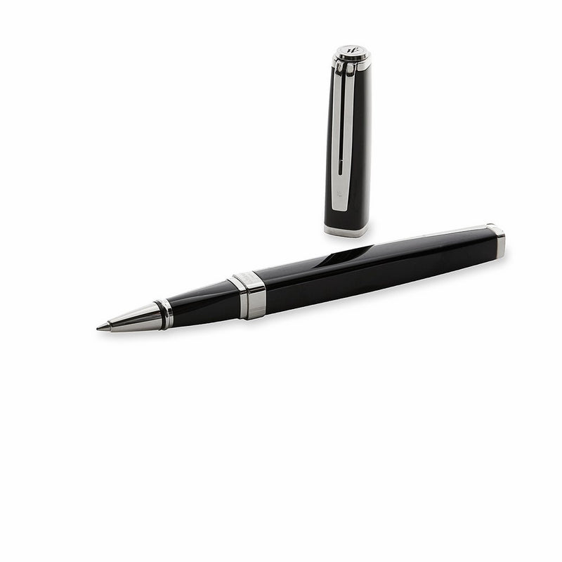 Waterman Exception Slim Black, Rollerball Pen with Fine Black refill (S0637070)