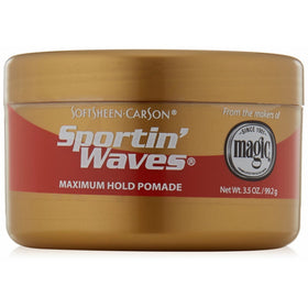 SoftSheen-Carson Sportin' Waves Maximum Hold Pomade, 3.5 oz