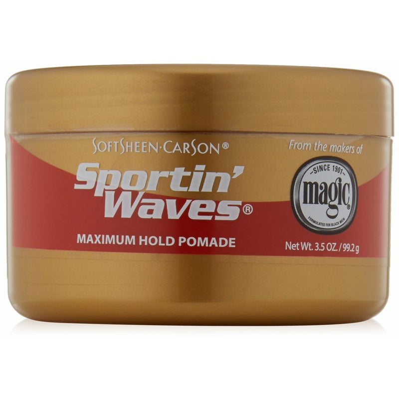 SoftSheen-Carson Sportin' Waves Maximum Hold Pomade, 3.5 oz