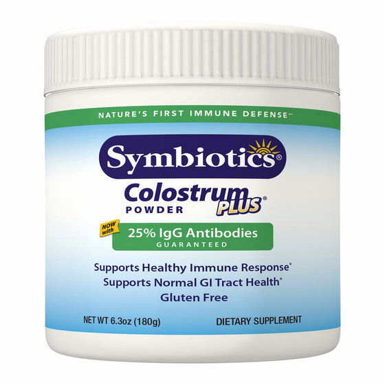 Symbiotics Colostrum Plus Powder – 6.3 oz (new formula)