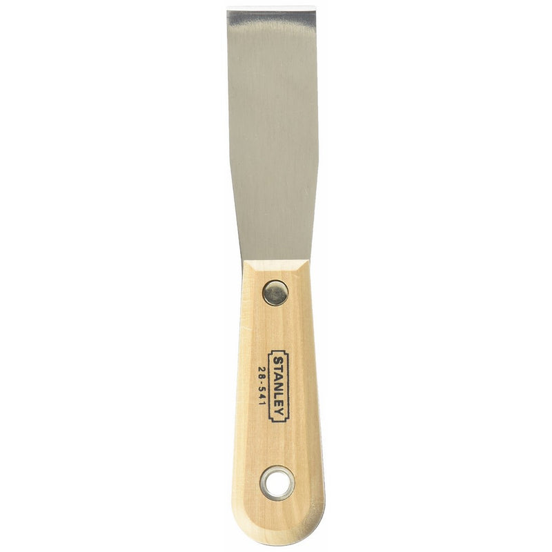 Stanley 28-541 Wood Handle Stiff Putty Knife, 1-1/4 Inch