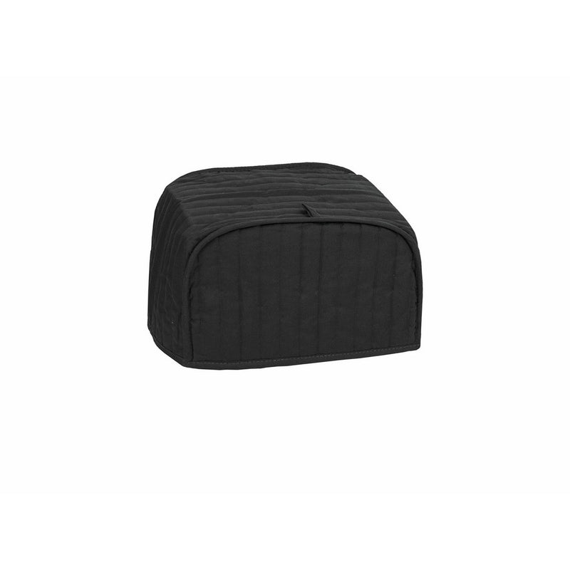 Ritz Polyester/Cotton Quilted Two Slice Toaster Appliance Cover, Dust and Fingerprint Protection, Machine Washable, Black