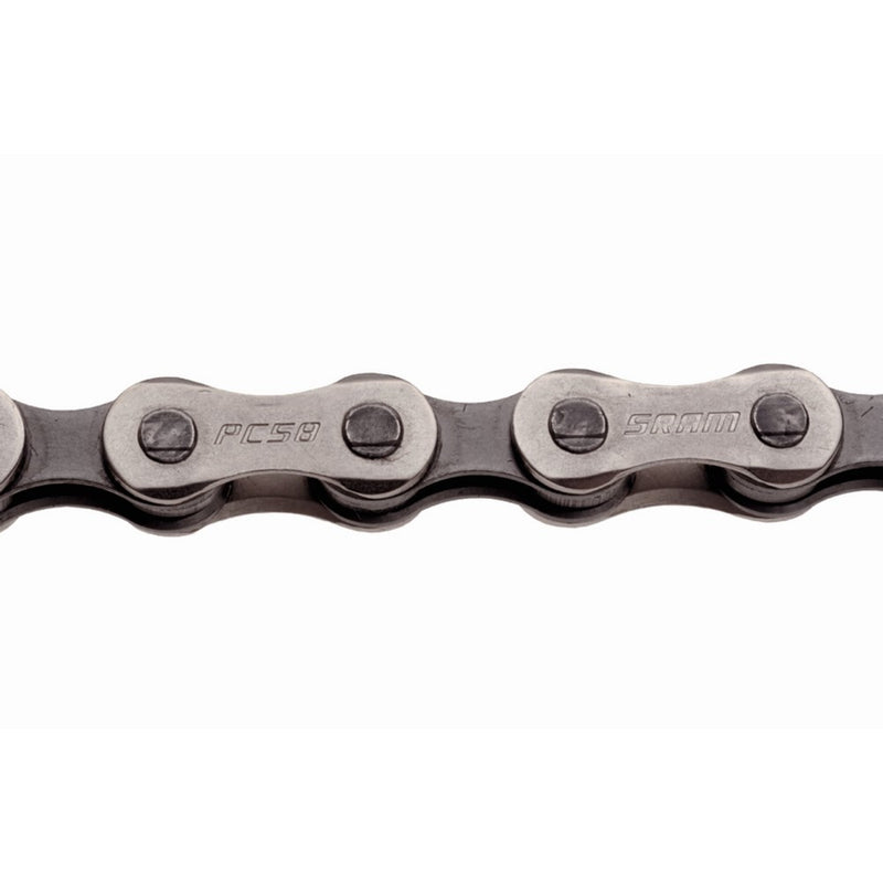 SRAM PC 870 P-Link Bicycle Chain (8-Speed, Grey)