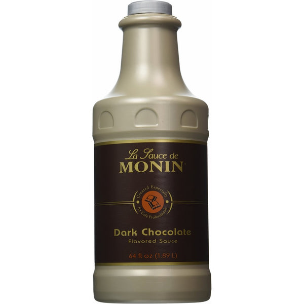 Monin Gourmet Dark Chocolate Sauce, 64 oz bottle