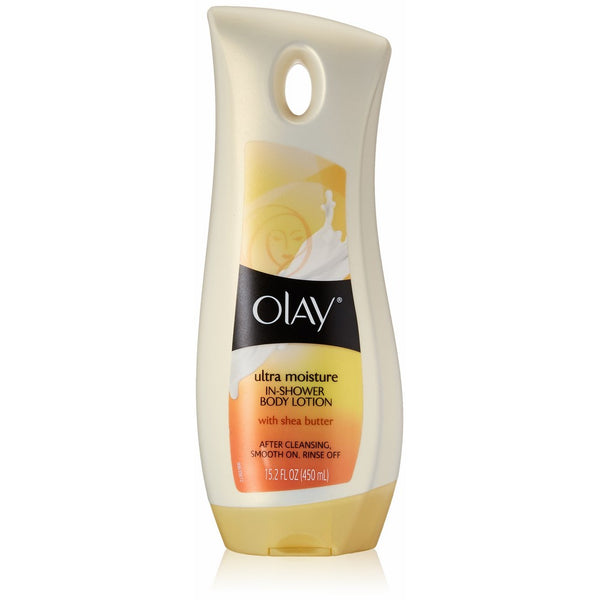 Olay Body Ultra Moisture In-Shower Body Lotion with Shea Butter, 15.2 oz.