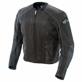 Joe Rocket 851-4014 Phoenix 5.0 Men's Mesh Motorcycle Riding Jacket (Black/Black, Large Tall)