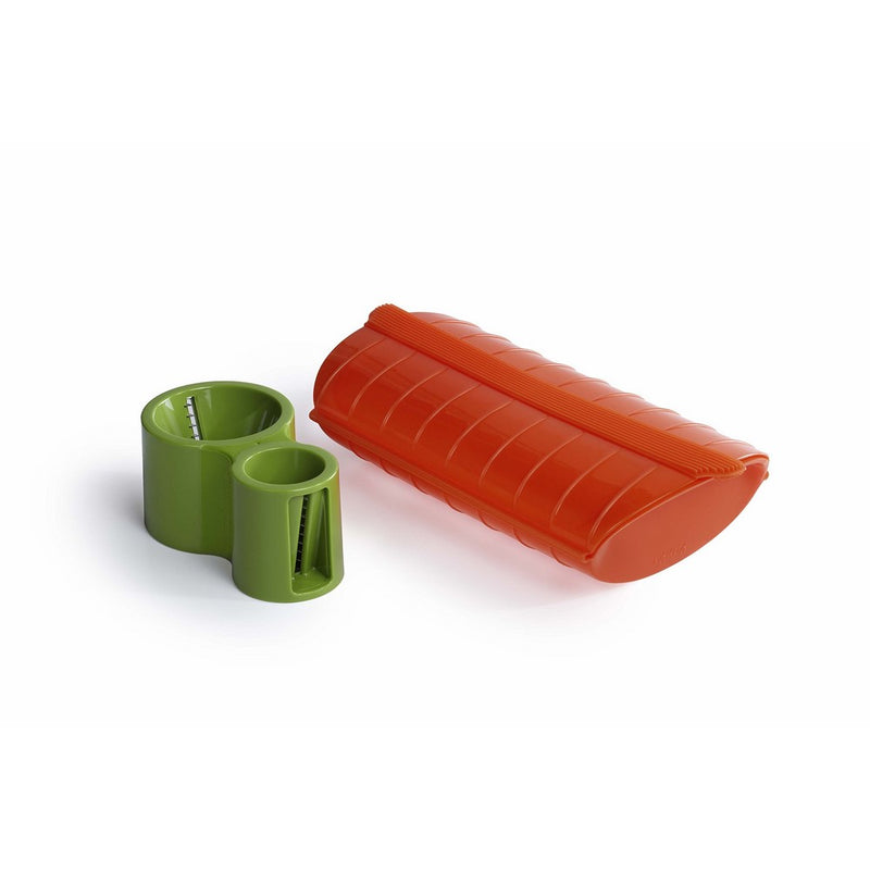 Lekue Steam Case for 1 to 2 People, Model # 3400600R10U004, Red