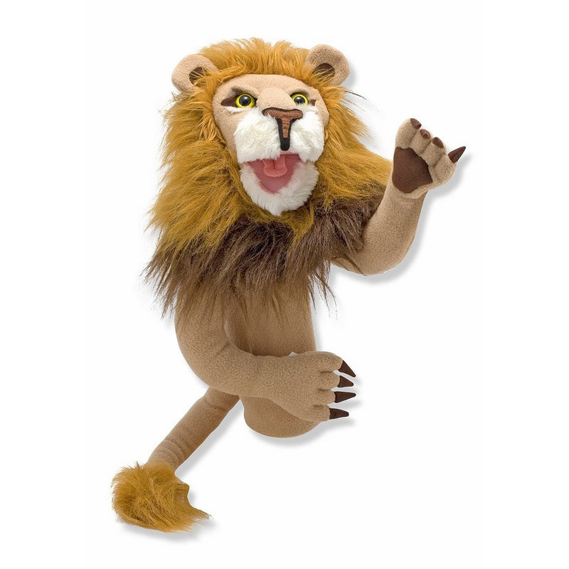 Melissa & Doug Rory the Lion Puppet With Detachable Wooden Rod for Animated Gestures