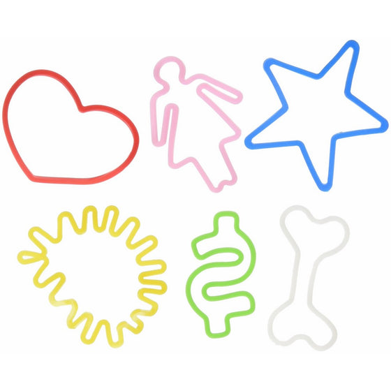 Silly Bandz Fun Shapes - 48 Pack