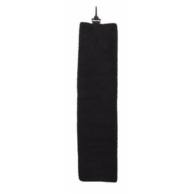 ProActive Sports Plush Microfiber 16” x 22” Tri Fold Golf Towel (Black)