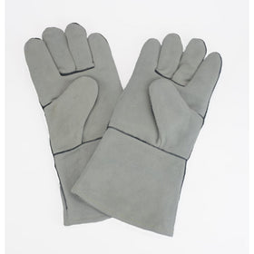 Hot Max 22050 Gray Leather Lined Welding Gloves with Kevlar Stitching
