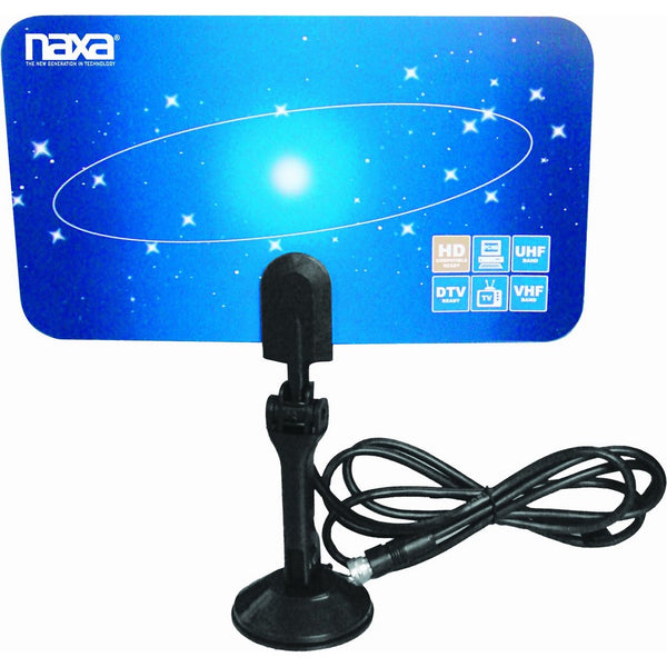 NAXA Electronics NAA-306 Ultra-Thin Flat Panel Style High Powered Antenna Suitable for HDTV and ATSC Digital Television