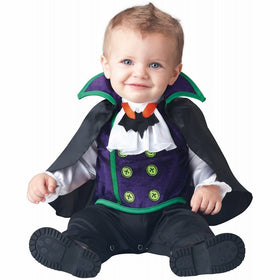 InCharacter Baby Boy's Count Cutie Vampire Costume, Black/Purple, Medium