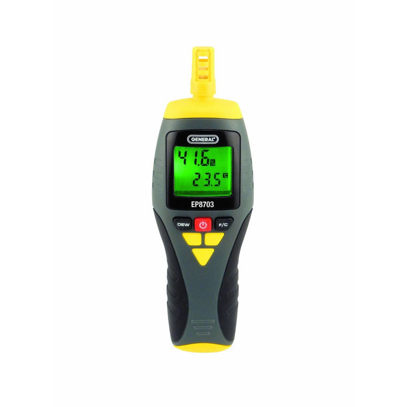 General Tools EP8703 Calibratable Multi-Function Digital Psychrometer