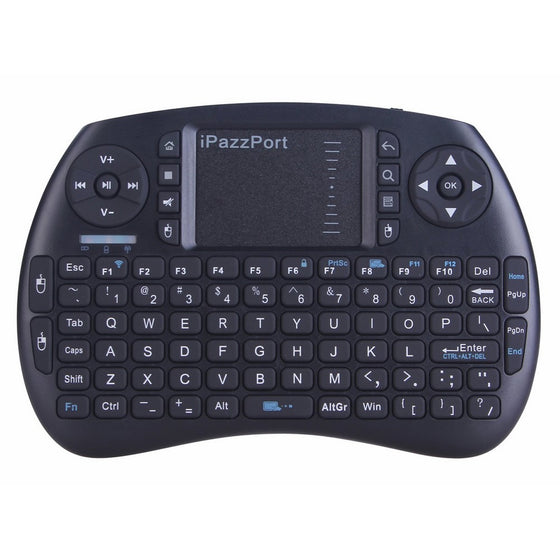 iPazzPort Wireless Mini Keyboard with Touchpad for Android TV Box and Raspberry Pi 3 and HTPC KP-810-21S