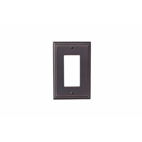 Amerock BP36518ORB Mulholland 1 Rocker Wall Plate - Oil-Rubbed Bronze