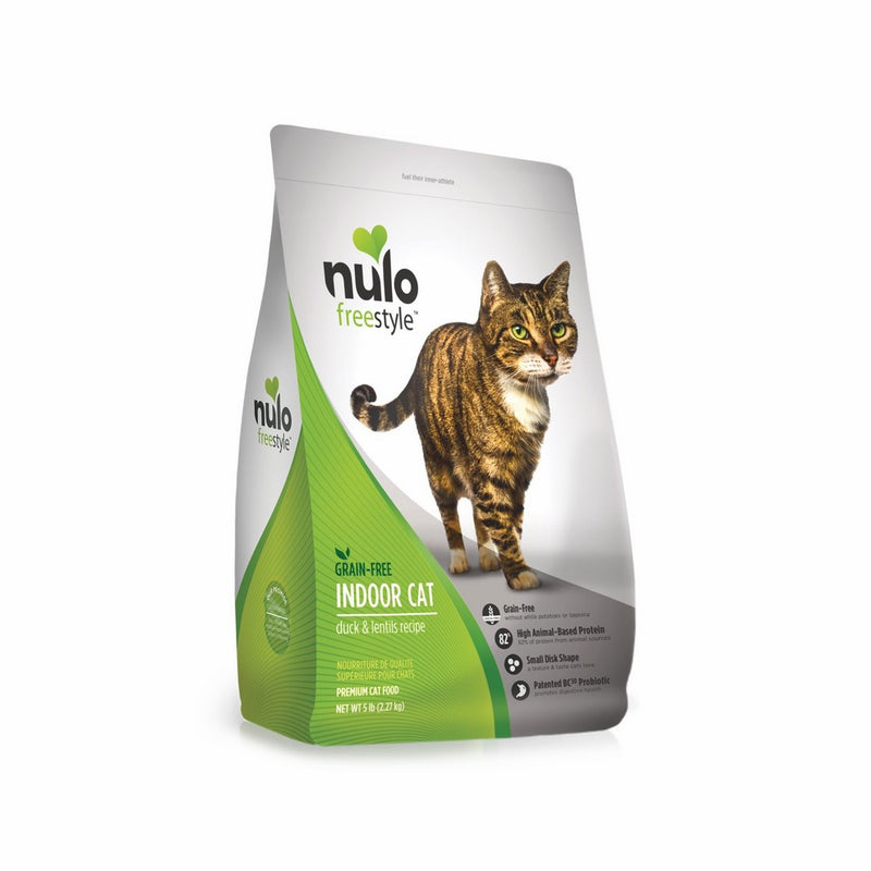 Nulo Grain Free Dry Cat Food with BC30 Probiotic (Indoor, 5lb Bag)