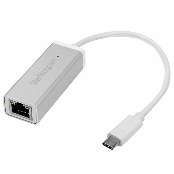 StarTech.com USB-C to Gigabit Ethernet Adapter – Aluminum – Thunderbolt 3 Port Compatible – USB Type C Network Adapter