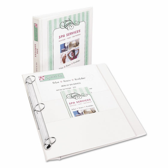 Avery Flip Back 360 Degree Binder with 1 Inch Ring, White, 1 Binder (17580)