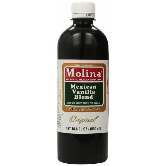 Mexican Vanilla Blend By Molina Vainilla, 16.6 Oz (Vanillin Extract)