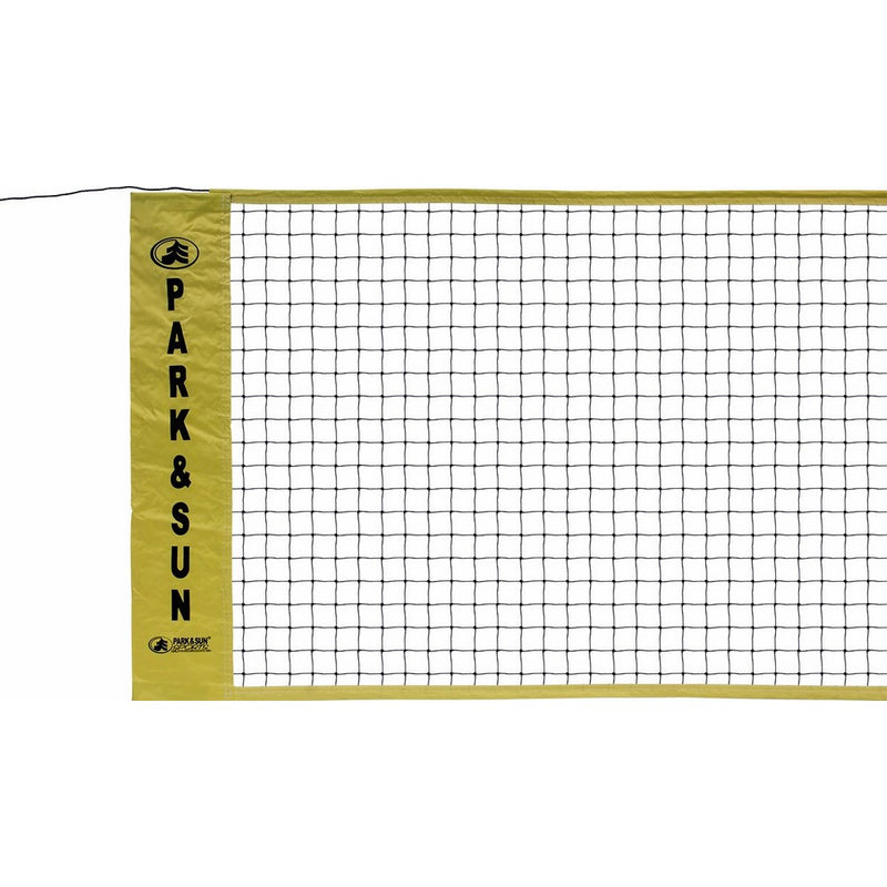 Park & Sun Sports Portable Indoor/Outdoor Badminton Net with Rope Cable Top, 21' L x 30" H