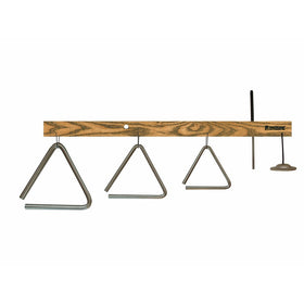 TreeWorks Chimes TRE04tt Made in USA Triangle Tree with 4", 5", and 6" Triangles, Finger Cymbal, and Triangle Beater (VIDEO)