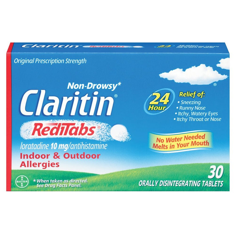 Claritin 24 Hour Non-Drowsy Allergy RediTabs, 10 mg, 30 Count