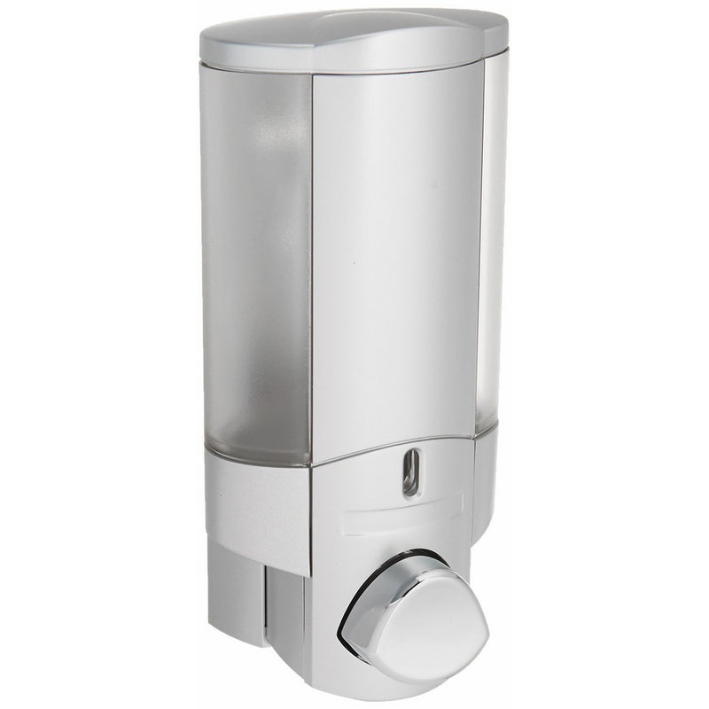 Better Living Products 76130 AVIVA Single Bottle Soap and Shower Dispenser, Satin Silver