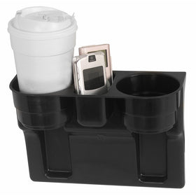 Custom Accessories 91125 Black Seat Wedge Cup Holder