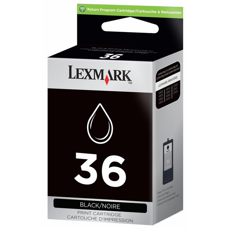 Lexmark No. 36 Return Program Print Cartridge - Black