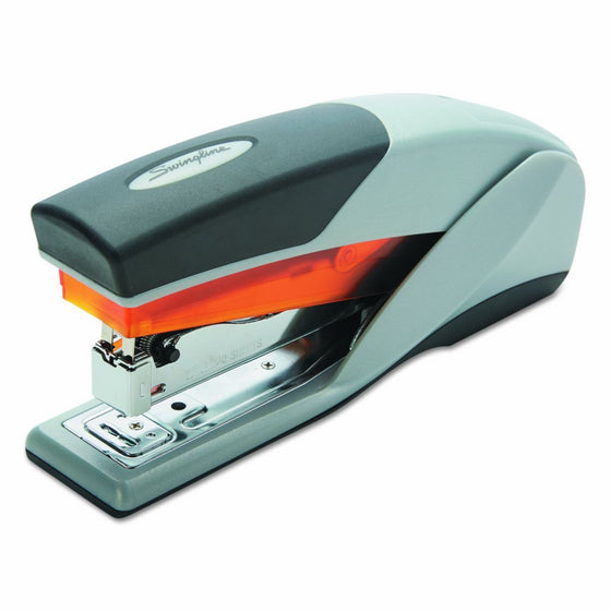 Swingline Stapler, Optima 25, 25 Sheet Capacity, Reduced Effort, Full Size, Orange/Gray (66402A)