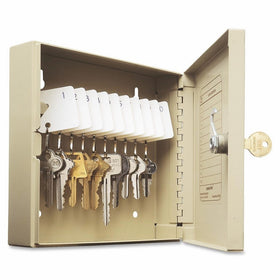 STEELMASTER Unitag Locking 10-Key Cabinet, 6.88 x 6.75 x 2 Inches, Sand (201901003)