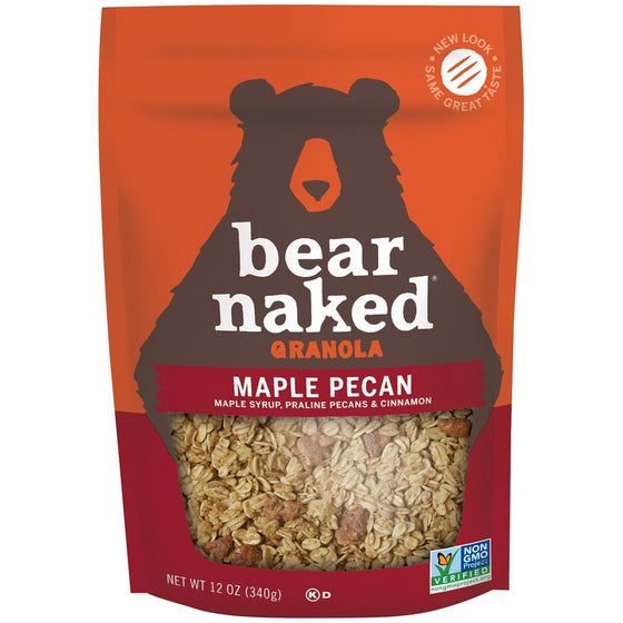 Bear Naked Granola Pouches, Maple-Licious Pecan, 12 Ounce (Pack of 6)