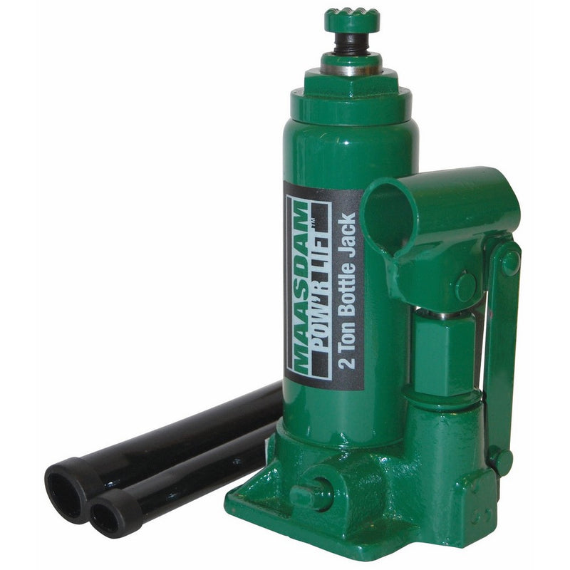 Maasdam MPL2B Bottle Jack Standard, 2 Ton, Green