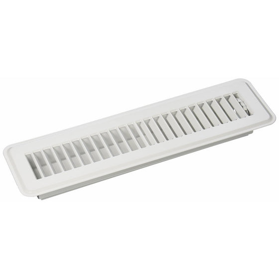 MINTCRAFT FR01-2X12W Floor Register White 2 X12