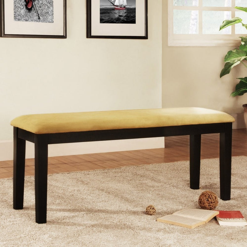 Home Creek Microfiber Cushion Bench