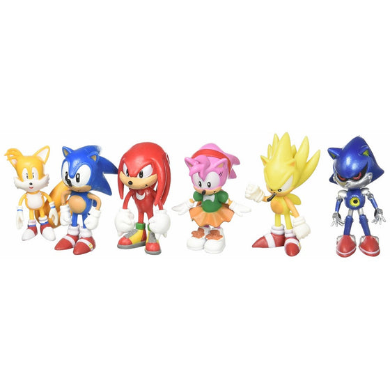 Sonic the Hedgehog Action Figure (6pcs-Set) [Toy]
