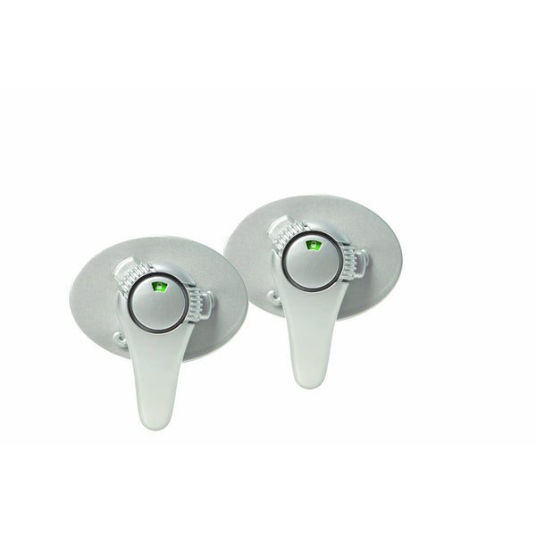 Dreambaby Swivel Appliance Lock with Ez Indicator, Silver, 2 Pack