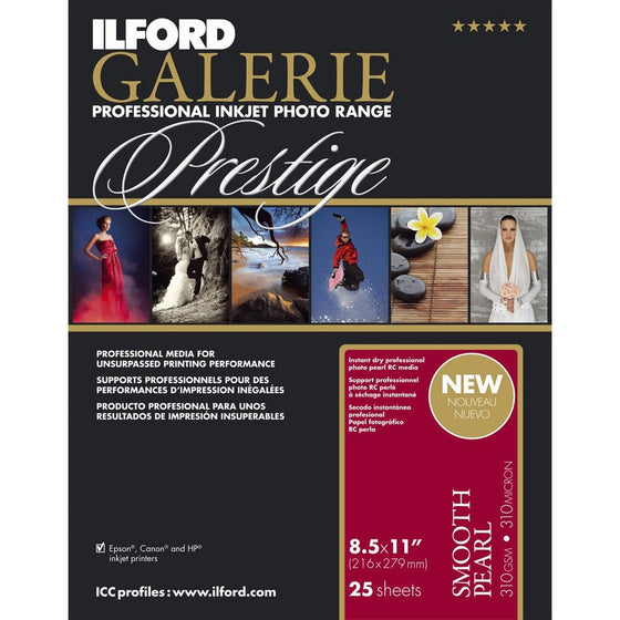 ILFORD GALERIE Prestige Smooth Gloss - 8.5" x 11" - 25 Sheets (2001738)