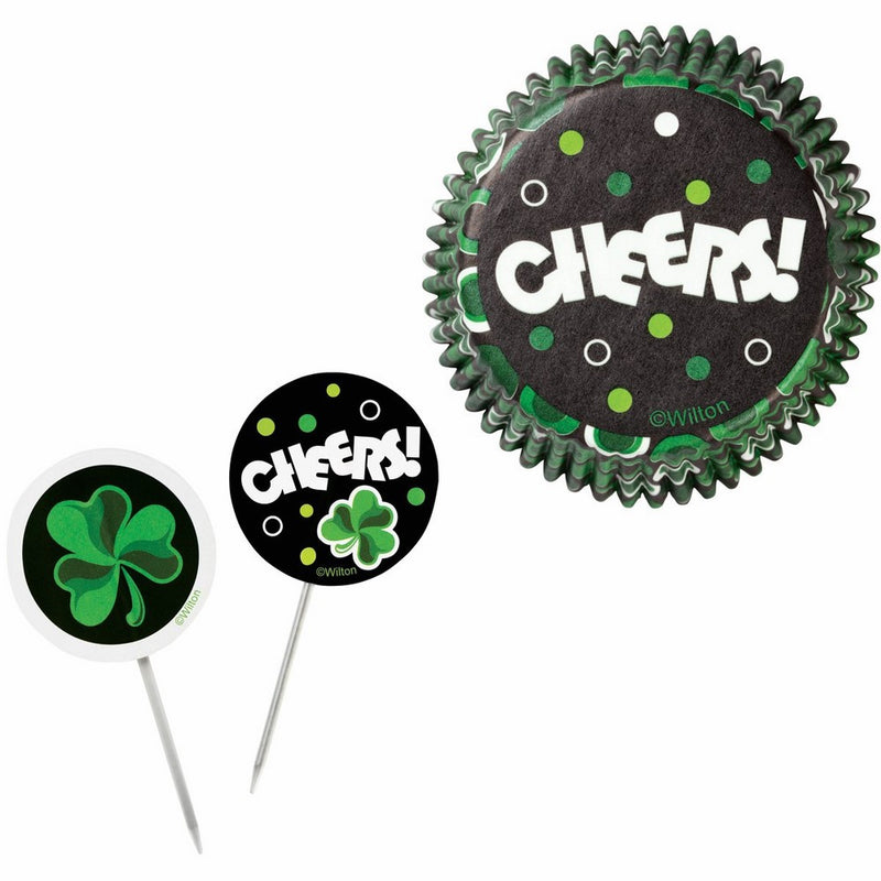 Cupcake Combo Pack 24/Pkg-Shamrock Cheer 6 Pack