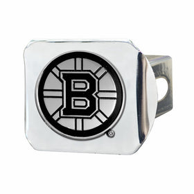 FANMATS 15143 NHL Boston Bruins Chrome Hitch Cover , 3.4"x4"
