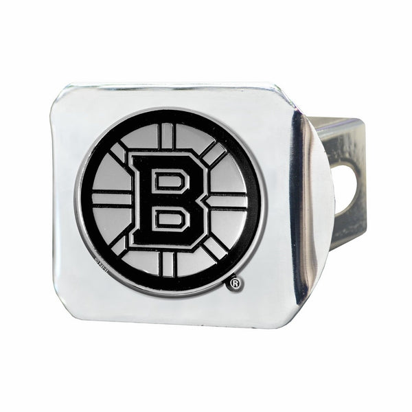 FANMATS 15143 NHL Boston Bruins Chrome Hitch Cover , 3.4"x4"