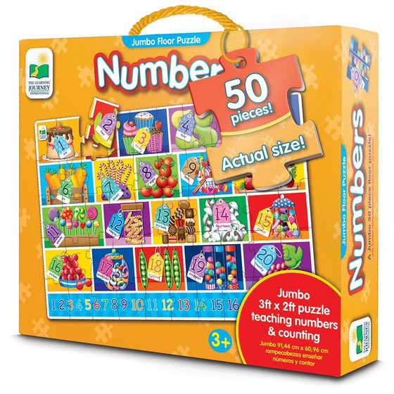 The Learning Journey Jumbo Numbers Floor Puzzle