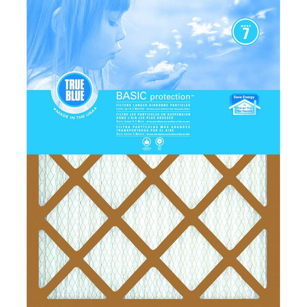 14x24x1, True Blue Air Filter, MERV 7, by Protect Plus Industries