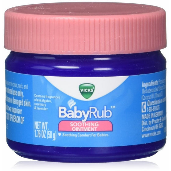 VICKS BABY RUB 50 GM, 1.76 oz