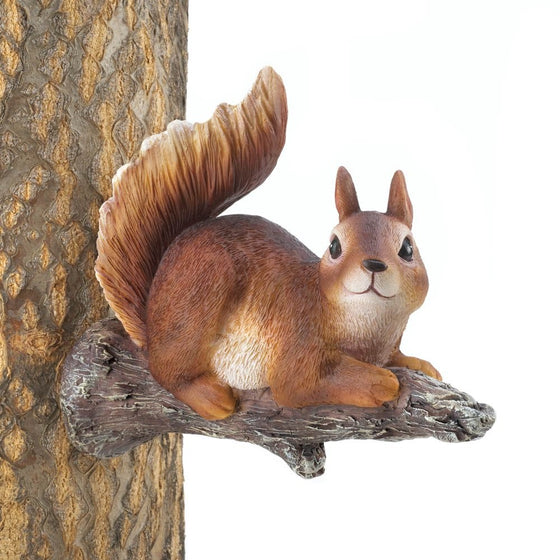 Home Decor Lounging Squirrel Tree Decor