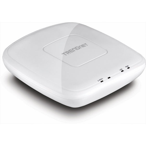 TRENDnet N300 Wireless PoE Access Point with Software Controller, Gigabit, AP, Client, 802.3af (TEW-755AP)