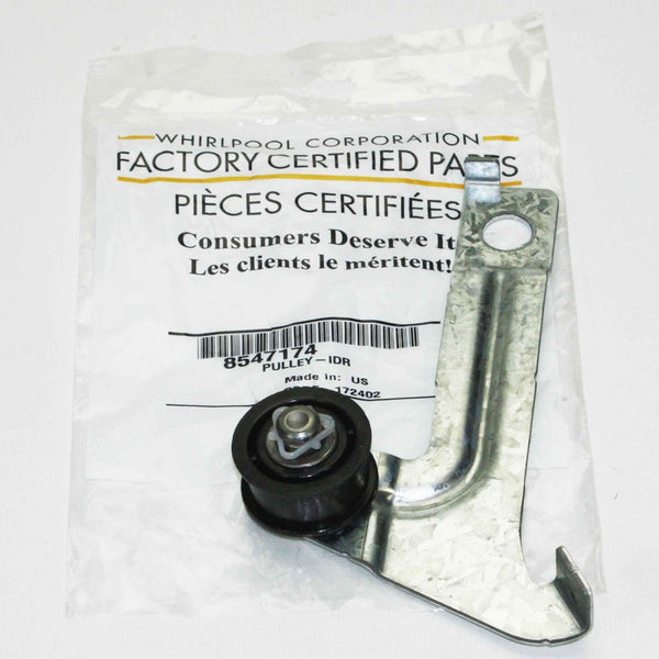 Whirlpool 8547174V Dryer Idler Pulley Genuine Original Equipment Manufacturer (OEM) part for Whirlpool & Maytag